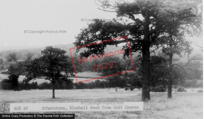 Photo of Atherstone, Bluebell Wood From Golf Course c.1965