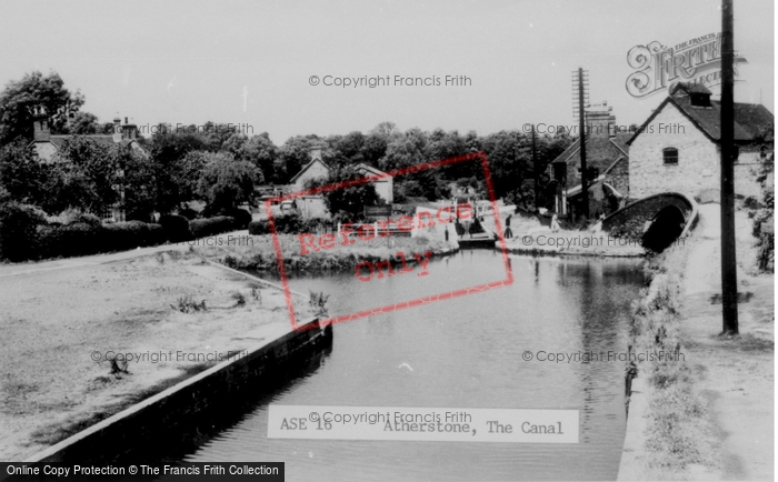 Photo of Atherstone, The Canal c.1960