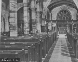 St James' Church Interior c.1950, Audlem