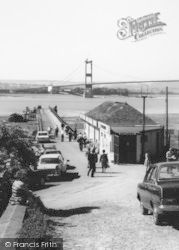 Ferry And The Severn Bridge c.1966, Aust