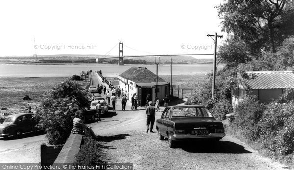 Photo of Aust, Ferry And The Severn Bridge c.1966
