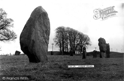 Avebury, the Stones c1955