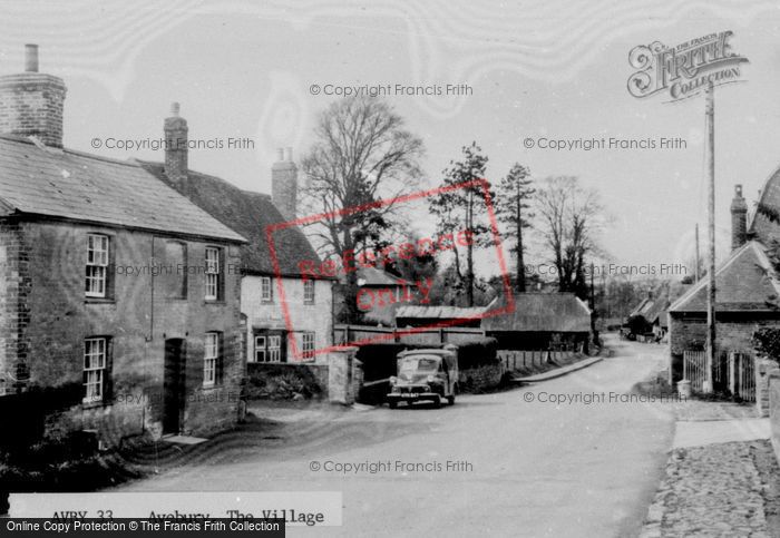 Photo of Avebury, The Village c.1955