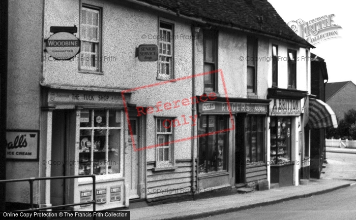 Photo of Aveley, High Street Shops c.1960