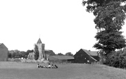 St Michael's Church From The Recreation Ground c.1955, Aveley