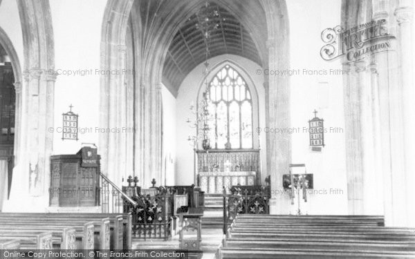 Photo of Axbridge, St John's Church Interior c.1955