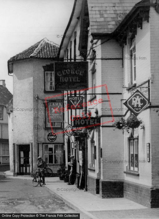 Photo of Axbridge, The George, And Lamb Hotels c.1950
