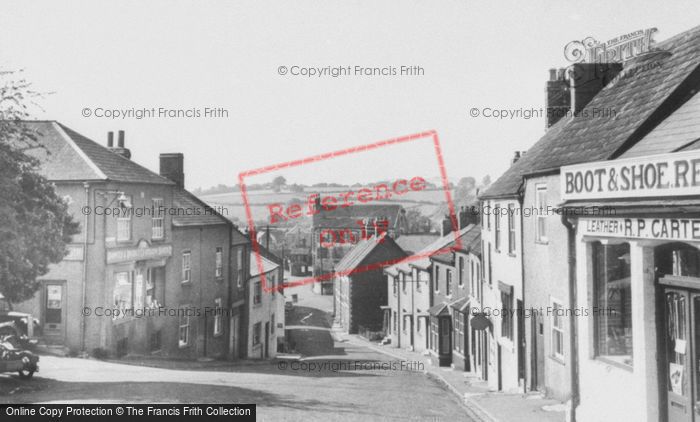 Photo of Axminster, Castle Hill c.1950