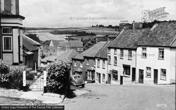 Photo of Axminster, Castle Hill c.1960