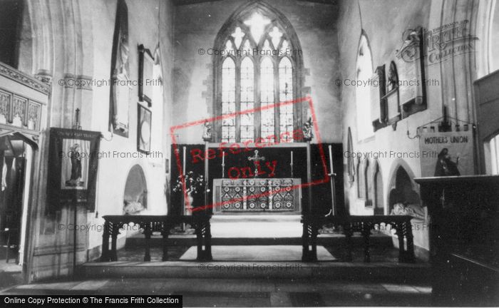 Photo of Axminster, Church Altar c.1965