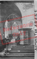 Parish Church Pulpit 1902, Axminster