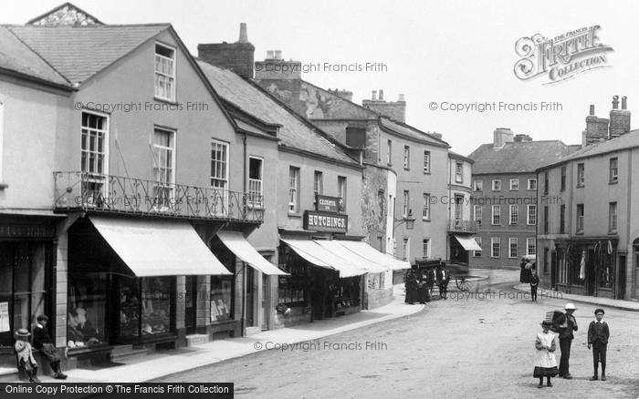 Photo of Axminster, Shops In Trinity Square 1902