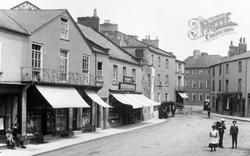Shops In Trinity Square 1902, Axminster
