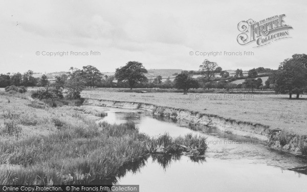 Photo of Axminster, The River Axe c.1960