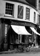 The Square, Harris Family Grocer c.1940, Axminster