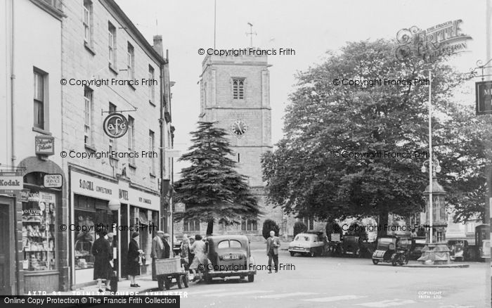 Photo of Axminster, Trinity Square c.1955