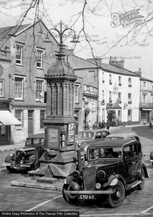 Photo of Axminster, Trinity Square, The Drinking Fountain c.1940