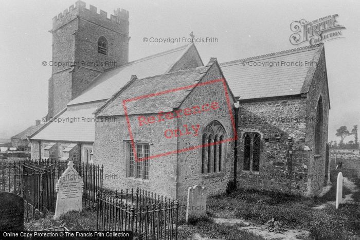 Photo of Axmouth, Church 1890