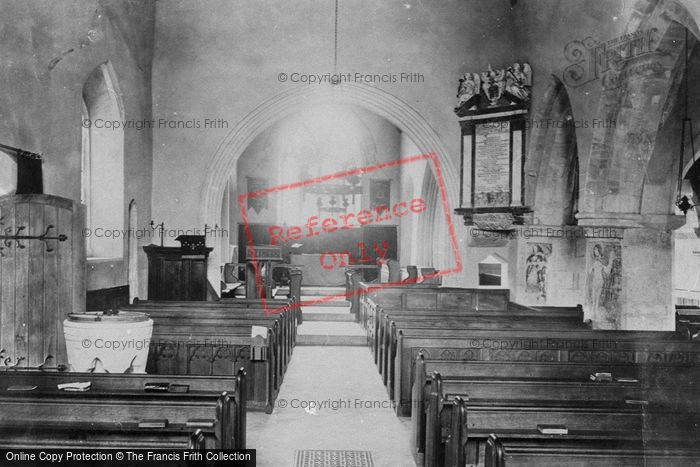 Photo of Axmouth, Church Interior 1890