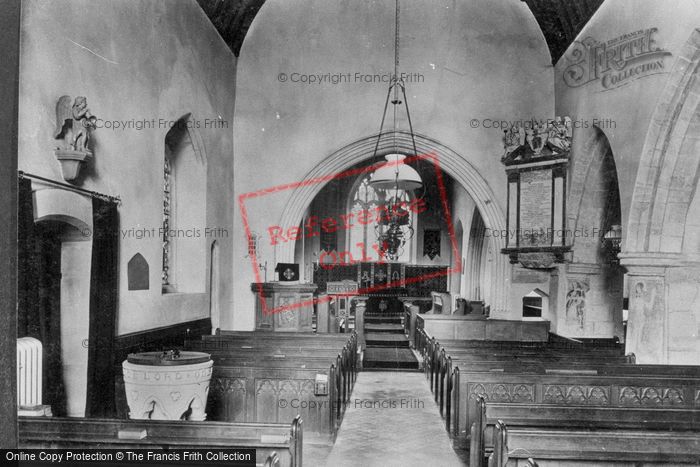 Photo of Axmouth, Church Interior 1927