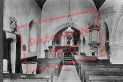 Church Interior 1927, Axmouth