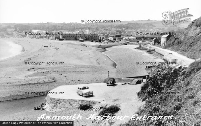 Photo of Axmouth, Harbour Entrance c.1955