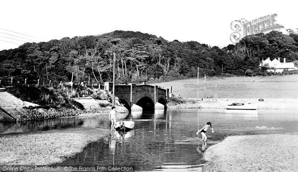 Photo of Axmouth, the Bridge c1955