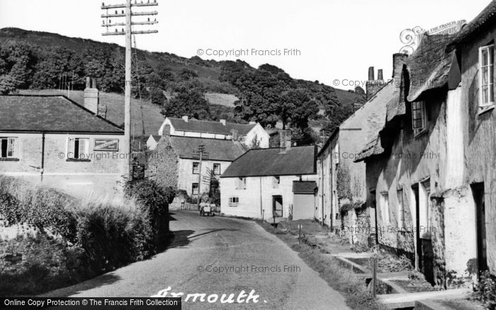Photo of Axmouth, The Village c.1955