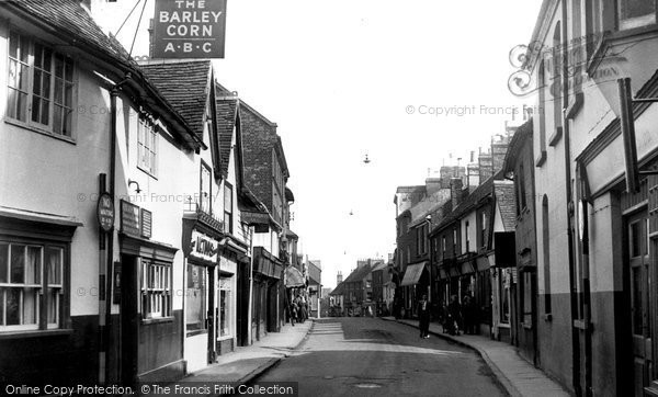 Photo of Aylesbury, Cambridge Street c.1955