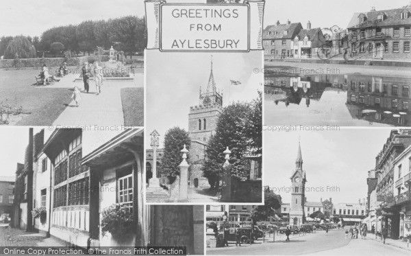 Photo of Aylesbury, Composite c.1955
