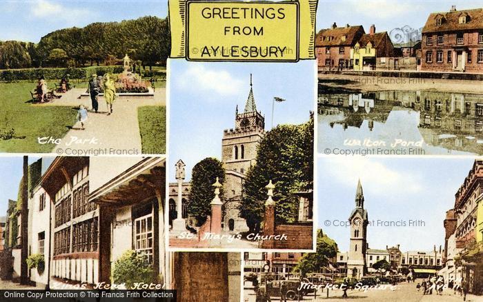 Photo of Aylesbury, Composite c.1955