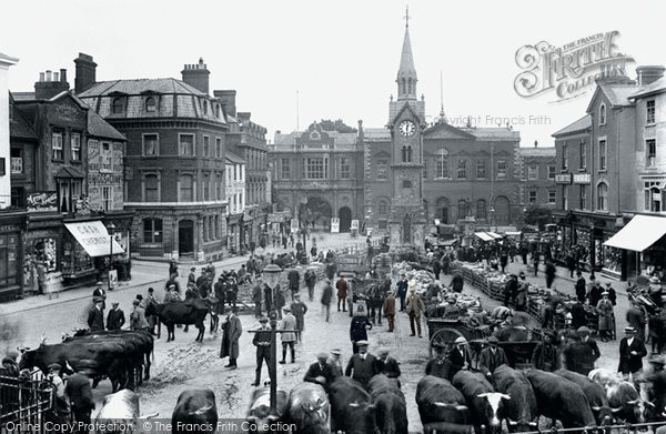 Photo of Aylesbury, Market Square 1921