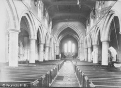 Parish Church Interior 1898, Aylesbury