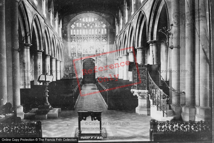 Photo of Aylesbury, Parish Church, Nave West 1897