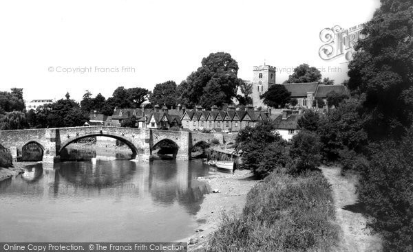 Photo of Aylesford, Bridge And River Medway c.1960