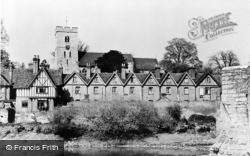 Church And Gable Houses c.1960, Aylesford