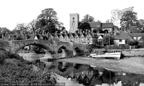 Photo of Aylesford, From The Riverwalk c.1955