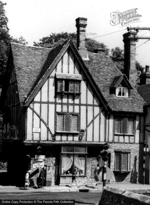 Photo of Aylesford, High Street, Half Timbered House c.1960