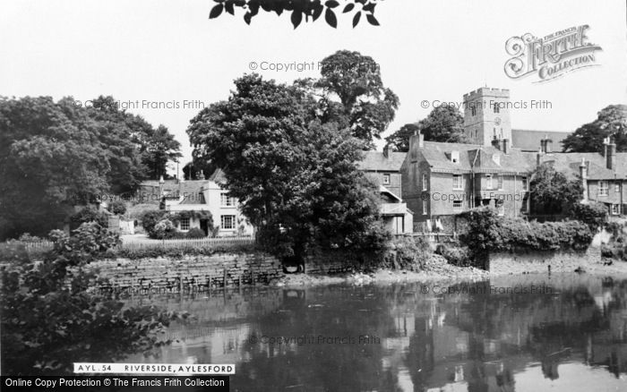 Photo of Aylesford, Riverside c.1960