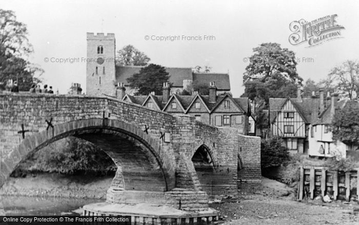 Photo of Aylesford, The Bridge And Church c.1955