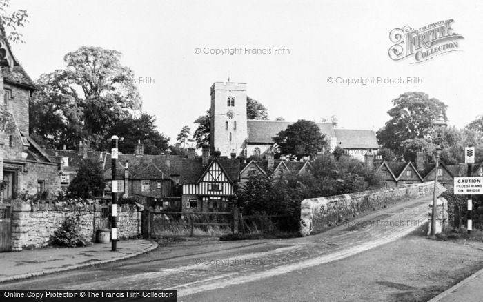 Photo of Aylesford, The Bridge And Church c.1960