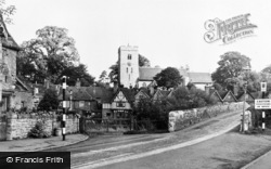 The Bridge And Church c.1960, Aylesford