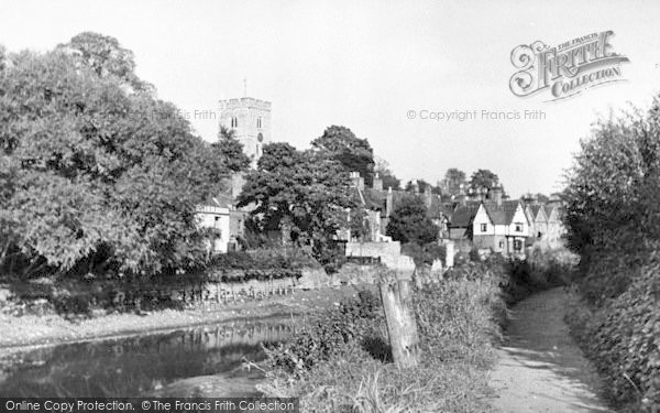 Photo of Aylesford, The River Medway c.1955