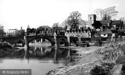 Village And Bridge c.1960, Aylesford