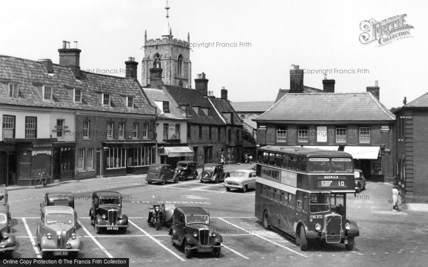 Aylsham, Market Place 1952