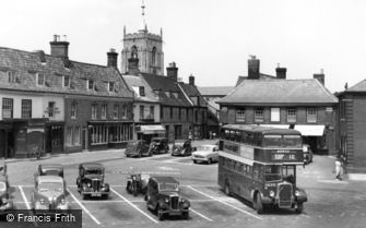 Aylsham, Market Place 1952