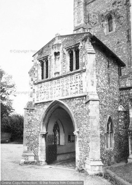Photo of Aylsham, St Michael's Church, The Doorway c.1965