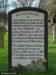 Covenanter Martyrs Memorial, Kirkyard 2005, Ayr