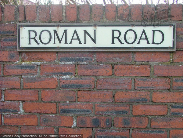 Photo of Ayr, Roman Road Sign 2005