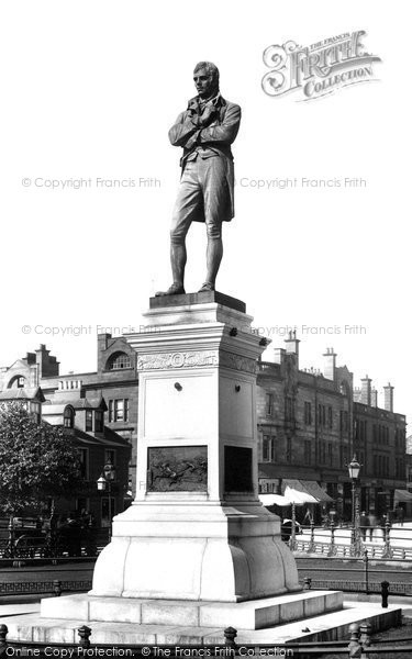 Photo of Ayr, Statue Of Robert Burns 1900
